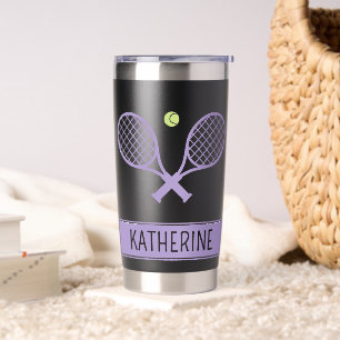 Personalized Tennis Player Tennis Captain Coach Insulated Tumbler