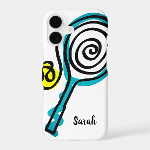 Personalized tennis racket and ball sports design