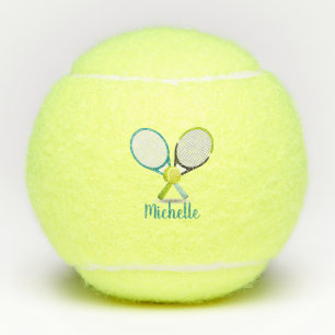 Personalized Tennis Racket and Ball Tennis Balls