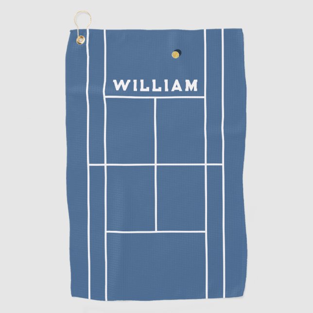 Personalized Tennis Sports Towel (Front)