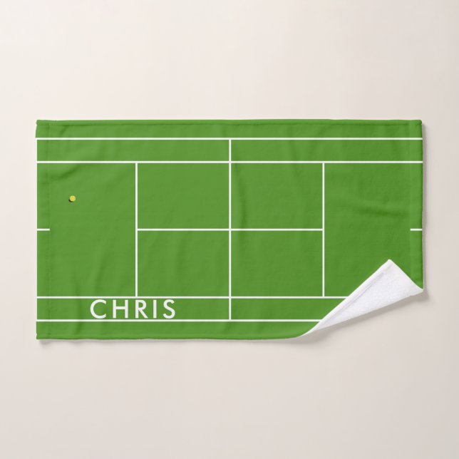 Personalized Tennis Sports Towel (Hand Towel)