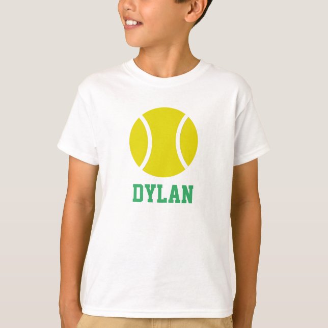 Personalized Tennis T-Shirt (Front)