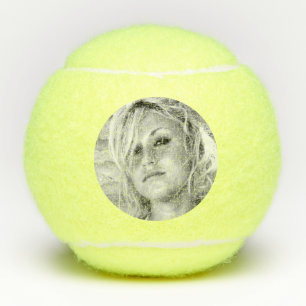 Personalized  Tennis Team Photo Tennis Balls