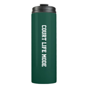 Personalized Tennis Travel Mug – Court Life Mode  