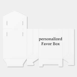 personalized Tent 4x2x5 Favor Box