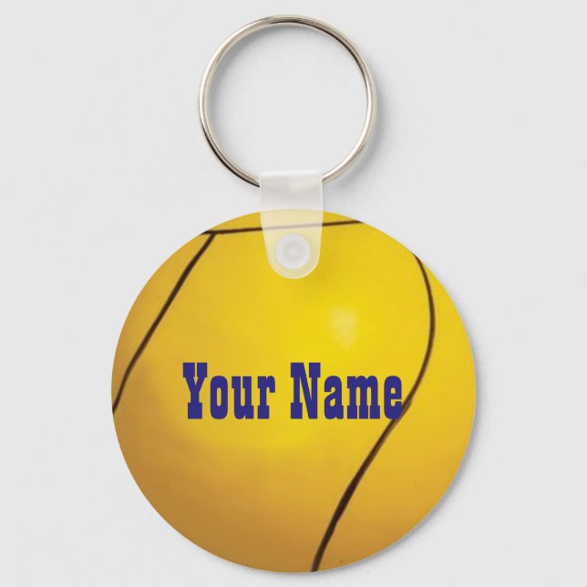 Personalized Tether Ball Keychain (Front)
