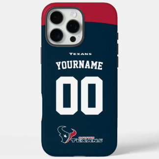 Personalized Texans Jersey American Football iPhone 16 Pro Max Case