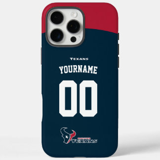 Personalized Texans Jersey American Football iPhone 16 Pro Max Case