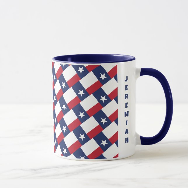 Personalized TEXAS FLAG Mug (Right)