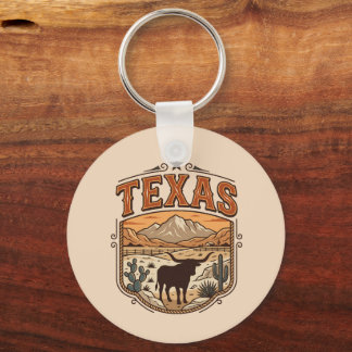 Personalized Texas Keychain