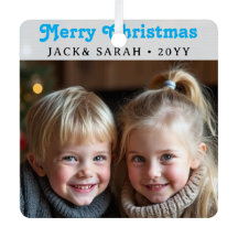 Personalized Text 2 Photo Green Retro Typography