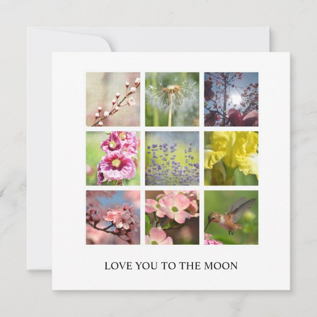 Personalized Text and Photo Collage (Front)