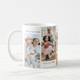 Personalized Text And Photo Collage Coffee Mug