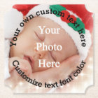 Personalized text and photo template