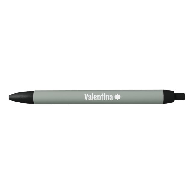Personalized Text Custom Colour And Icon Pen (Front)