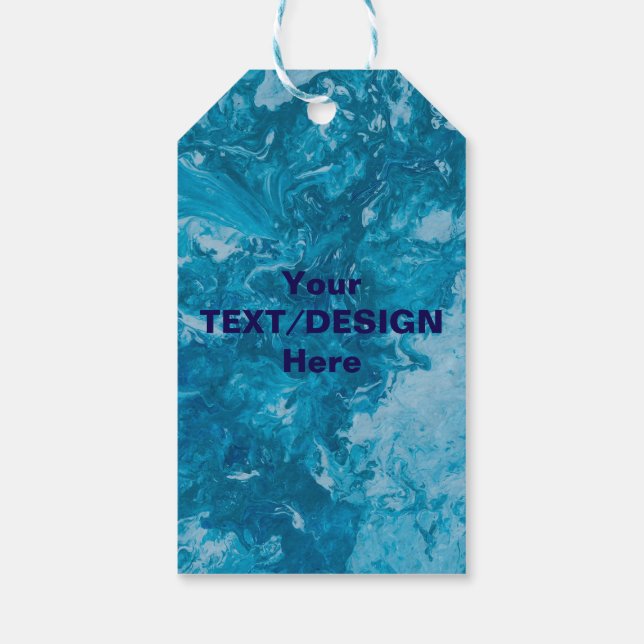 Personalized Text/ Design Stylish Gift Tags (Back)