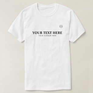 Personalized Text Logo Slogan T-Shirt