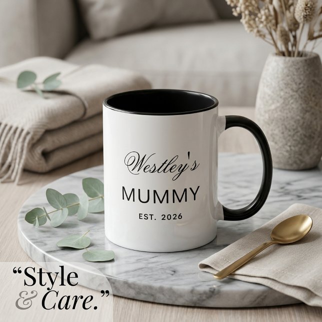 Personalized Text Mummy Mug Unique Gift Idea (Personalized Text Mummy Mug Unique Gift Idea)