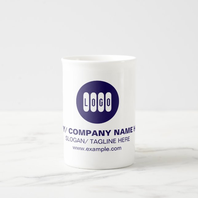 Personalized Text or Design Bone China Mug (Front)