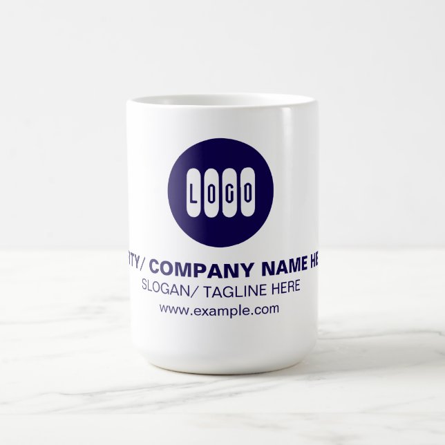 Personalized Text or Design Coffee Mug (Center)