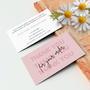 Personalized Thank You Card Business
