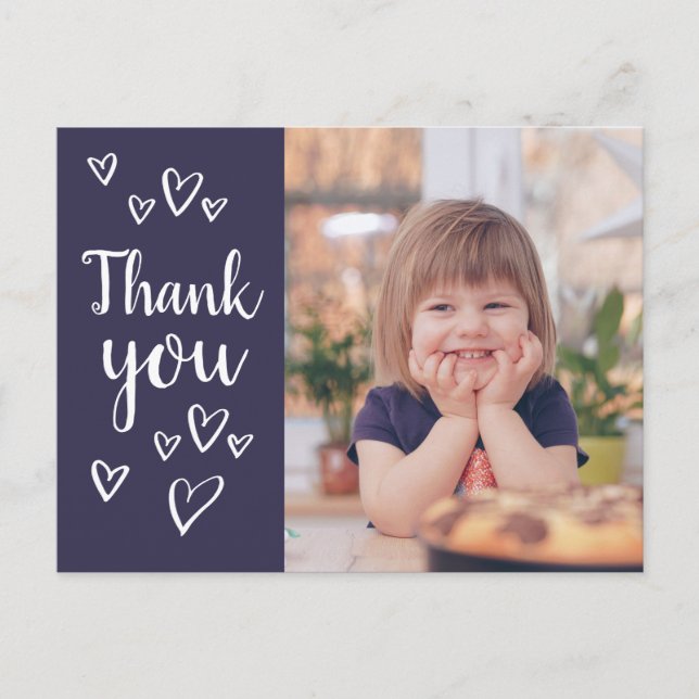 Personalized Thank you card for children Postcard (Front)