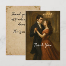 Personalized Thank You Card for Dance Event