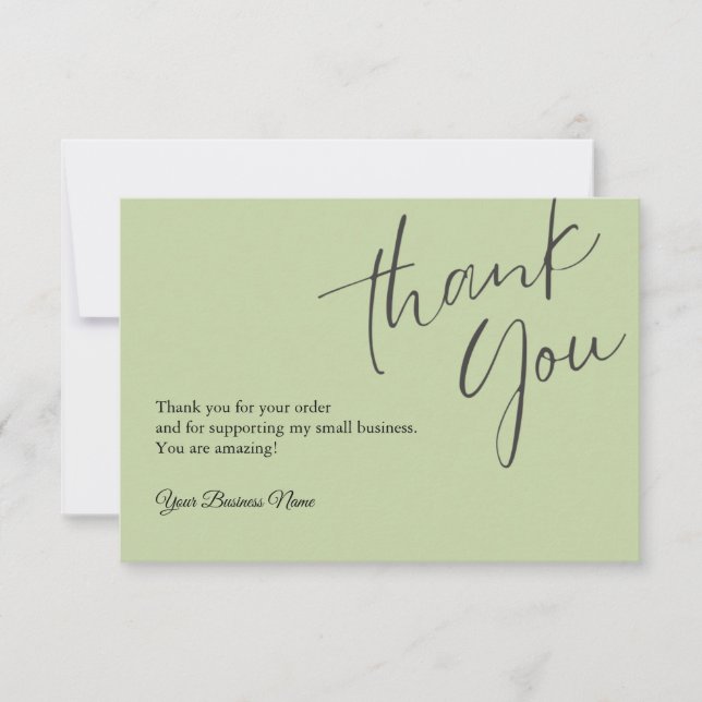Personalized Thank You Cards Professional (Front)