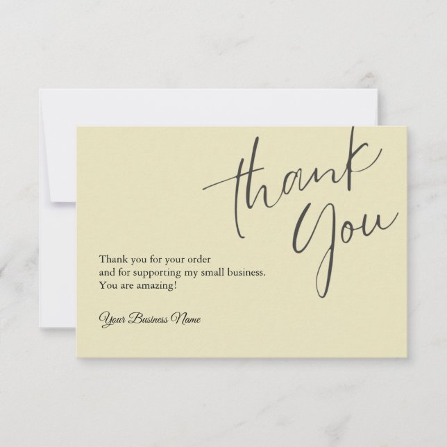 Personalized Thank You Cards Professional (Front)