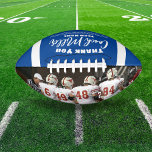 Personalized Thank You Football Coach Inspiration<br><div class="desc">A football that has your team's photo,  as well as a heartfelt,  thank you to your Coach. You can change the photo easily,  and the colour of the ball to match your team colours. You can change the wording to your Coach easily.</div>
