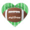Personalized Thank You Football Sticker