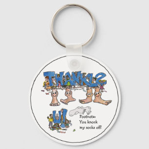 Personalized Thank You Keychain
