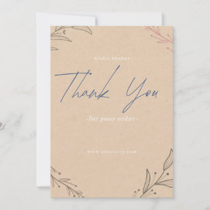 Personalized Thank You Note with Custom MESSAGE
