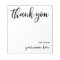 Personalized Thank You Notepad