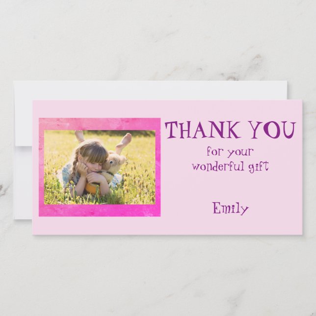Personalized Thank you Photo (Front)