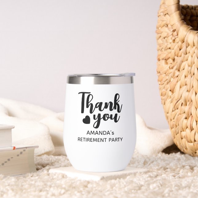 Personalized Thank You Retirement Party Favours  (Living Room)