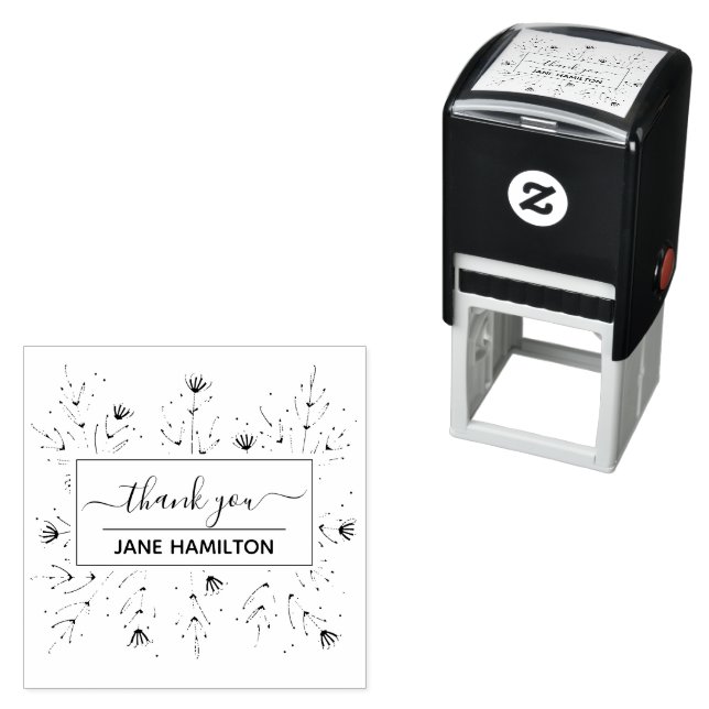 Personalized Thank You Self-inking Stamp (In Situ)