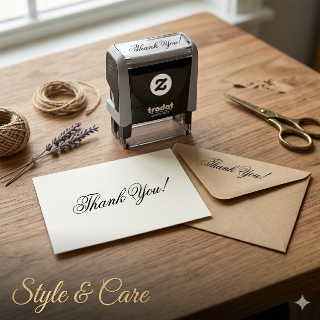 Personalized Thank You Self Inking Stamp (Personalized Thank You Self Inking Stamp)