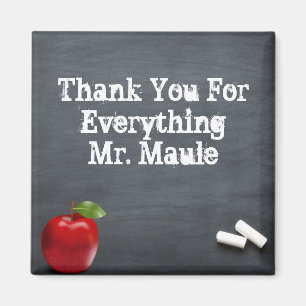 Personalized Thank You Teacher Magnet