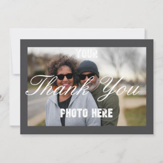 Personalized Thank You Wedding Card
