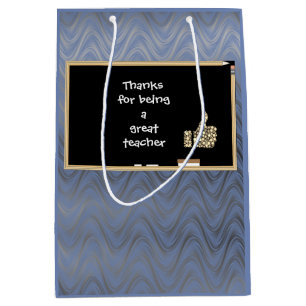 Personalized Thanks to Teacher Medium Gift Bag