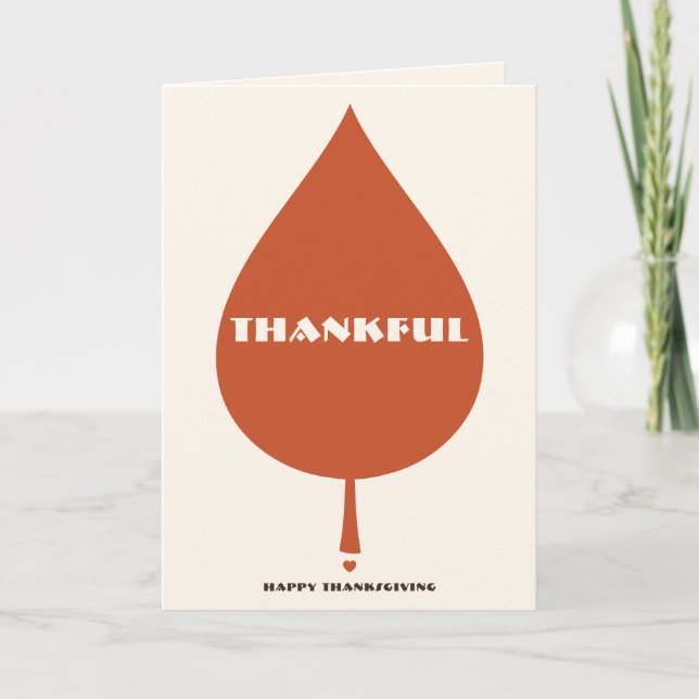 Personalized thanksgiving card (Front)