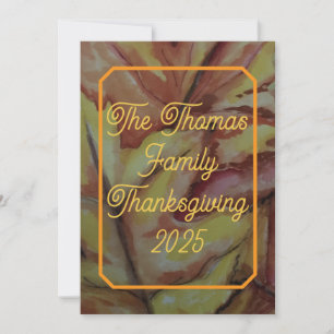 Personalized Thanksgiving Card - Digital Option