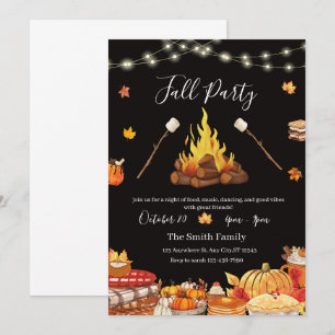 Personalized Thanksgiving dinner invitation