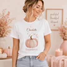 Personalized Thanksgiving – Fall Pumpkin Thankful