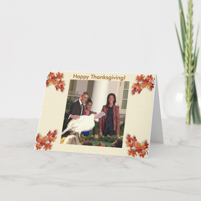 Personalized Thanksgiving - Greeting Card (Front)