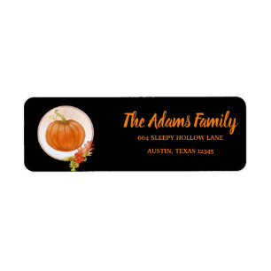 Personalized Thanksgiving Pumpkin Holiday