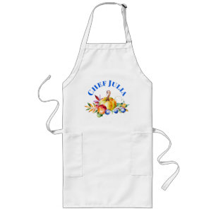 Personalized Thanksgiving with  Pumpkins Long Apron