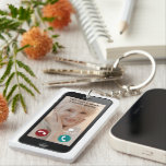 Personalized The Call I Wish I Could Make Photo Keychain<br><div class="desc">Novelty memorial 'The Call I Wish I Could Make' Keychain Photo template - Personalized modern printed keyring add your own photographs and text - change the text to suit your requirements - Key Chain photo gifts from Ricaso - Personalized with your own photographs and custom text - Modern and unique...</div>