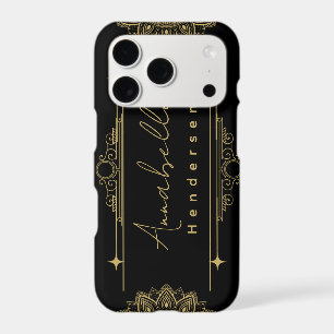 personalized The Elegante Gold & Black